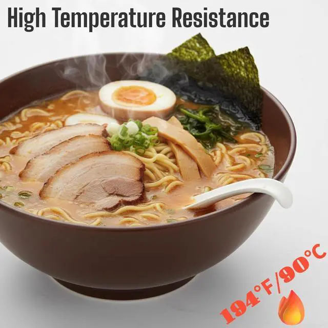 Alt view image 5 of 6 - 50 Pack Disposable Asian Soup Spoons with Hook Eco-Friendly Cornstarch Spoons for Ramen Pho Noodle Bowls, Heavy Duty Takeout Spoons, BPA-Free