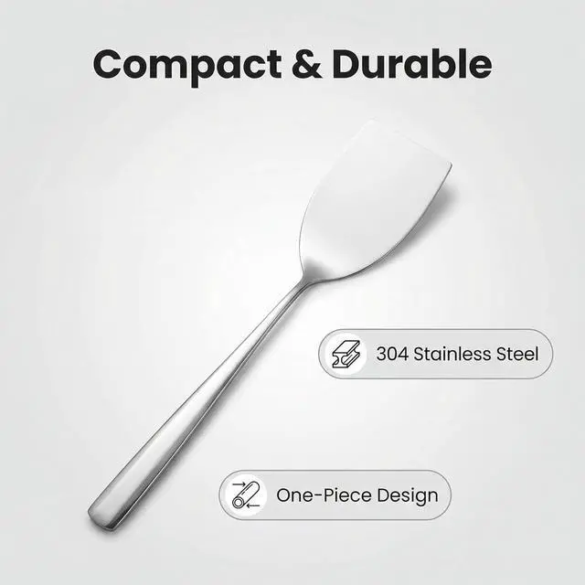 Alt view image 3 of 5 - 9.84-Inch Mini Stainless Steel Spatula