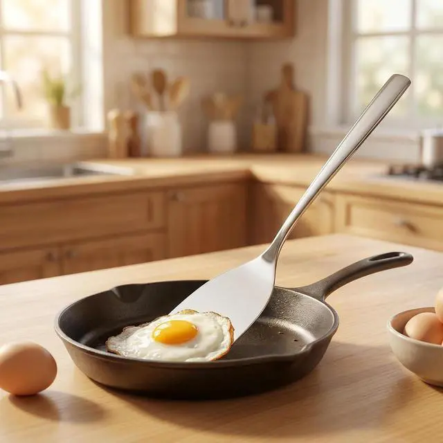 Alt view image 5 of 5 - 9.84-Inch Mini Stainless Steel Spatula