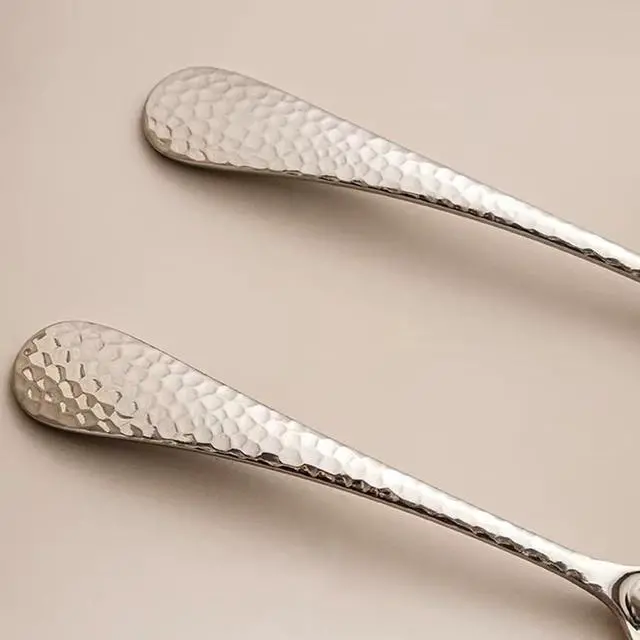 Alt view image 4 of 7 - 7.08-Inch 18/10 Stainless Steel Hammered Gravy Ladle