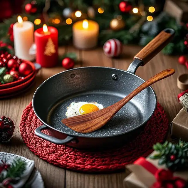 Alt view image 2 of 5 - Jilla-hla Wooden Spatula Nonstick Turner Acacia Wood, Right Long Handle Flat Frying Spatulas Handmade for Mother Wife Grandma Her Kitchen Gift, Ideal Cookware Utensils for Cooking Eggs, Fish, Pancakes