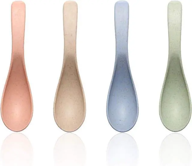 Main image of Soup Spoons, Microwave Dishwasher Safe Meal Spoon 4 Pcs 6inch