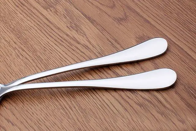Alt view image 3 of 6 - 2-Pack 7.7-inch Stainless Steel Slotted Soup Serving Spoon Colander for Buffet, Dinner, Restaurants, Kitchen (Slotted Spoon)