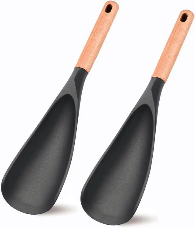 Main image of 2-Pack Silicone Cooking Spoon & Spatula for Nonstick Cookware, BPA-Free
