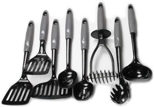 Alt view image 4 of 4 - Chef Craft Select Nylon Short Turner/Spatula, 10.5 inch, Gray