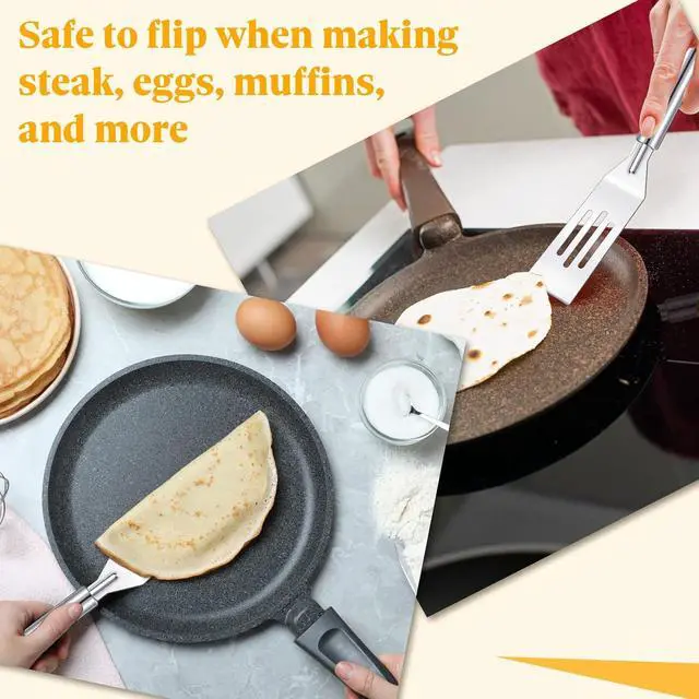 Alt view image 5 of 7 - Remagr 3 Pcs Small Spatulas Set, 2 Silicone, 1 Stainless Steel Spatula