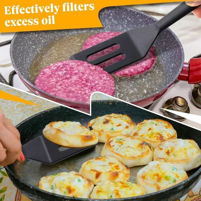 Alt view image 6 of 7 - Remagr 3 Pcs Small Spatulas Set, 2 Silicone, 1 Stainless Steel Spatula