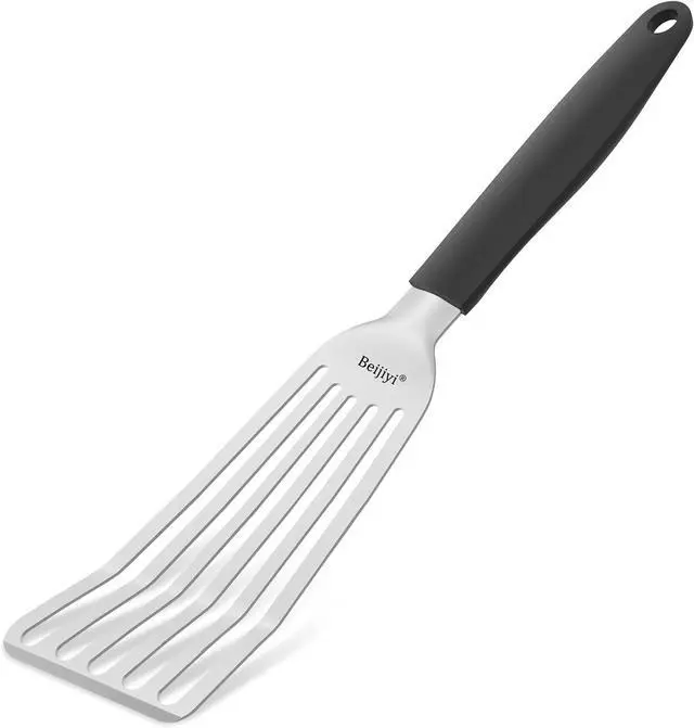 Main image of Beijiyi 2 Pack Stainless Steel Fish Spatula, 11.7"
