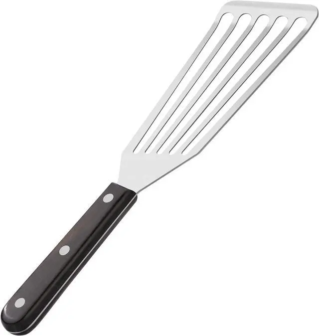 Main image of Rainspire Fish Spatula Stainless Steel Slotted Turner with Sloped Head Design for Flipping Delicate Food, Egg, Patties, Fries