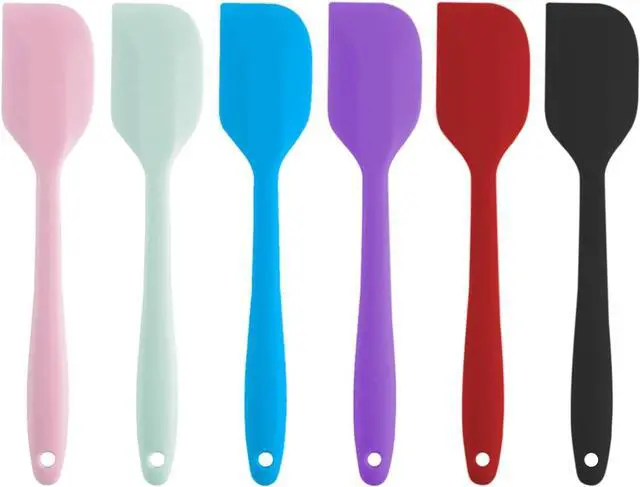 Main image of Silicone Spatulas 6 Pack 8.5 Inch Small Rubber Spatula Heat-Resistant