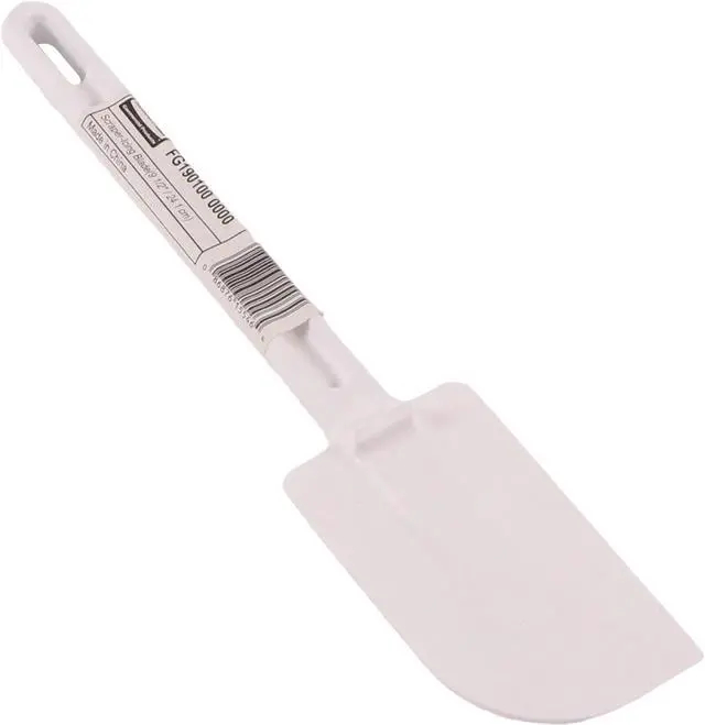 Alt view image 2 of 3 - Rubbermaid Commercial Products Cold Temperature Scraper Spatula, White, 9.5 Inch, Clean-Rest Design