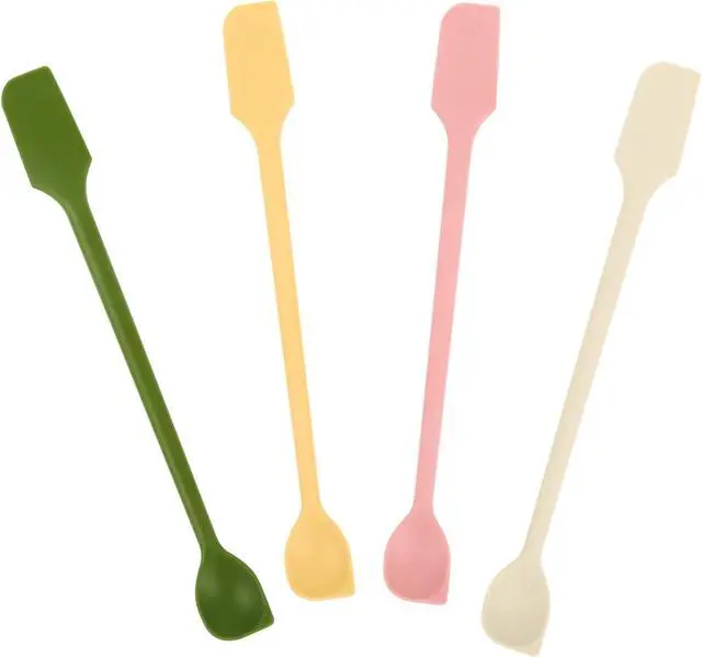 Main image of Silicone Jar Scraper Set of 4, Double-Headed, 10.2-Inch