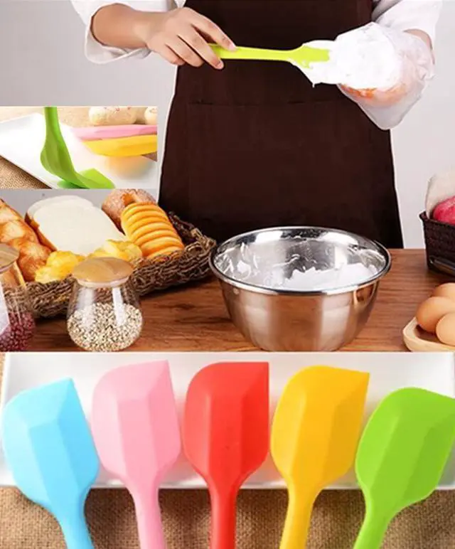 Alt view image 3 of 6 - 8 Piece Heat Resistant Silicone Spatula Set