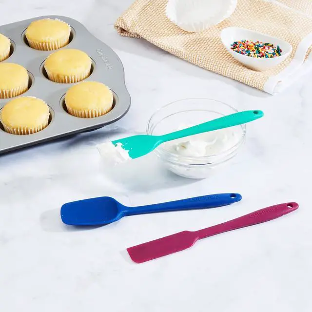 Alt view image 5 of 5 - Cuisinart CTG-00-S3MSJ Mini Silicone Spatulas, Set of 3, Jewel