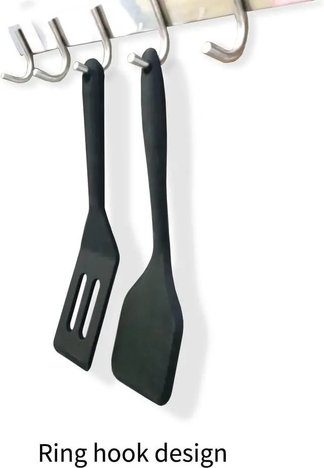 Alt view image 2 of 6 - Mini Small Spatula, 2 Pieces Flexible Nonstick Brownie Silicone Tiny Spatula