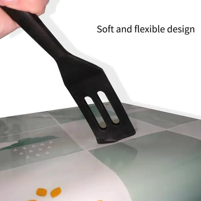 Alt view image 3 of 6 - Mini Small Spatula, 2 Pieces Flexible Nonstick Brownie Silicone Tiny Spatula