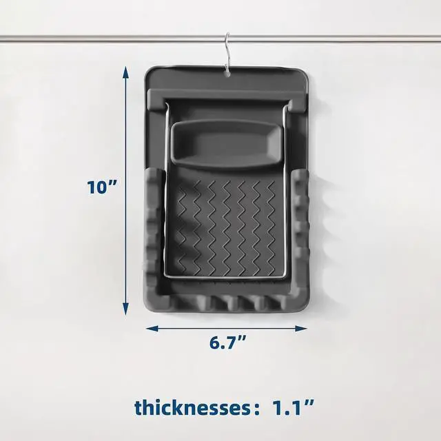Alt view image 4 of 7 - Silicone Utensil Rest with Foldable Stainless Steel Lid Holder Multi-Slot Spoon & Spatula Holder, Heat Resistant, Non-Slip Rubber Feet, Dishwasher Safe, Space-Saving Kitchen Tool-grey