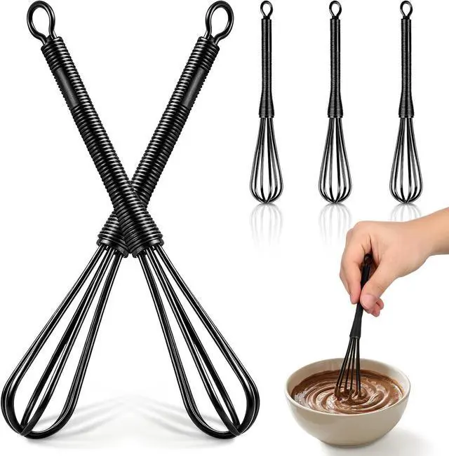 Main image of Small Plastic Whisks 5pcs Mini Whisk for Hair Dye Color Mixing Hairdressing