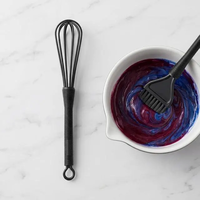Alt view image 7 of 7 - Small Plastic Whisks 5pcs Mini Whisk for Hair Dye Color Mixing Hairdressing