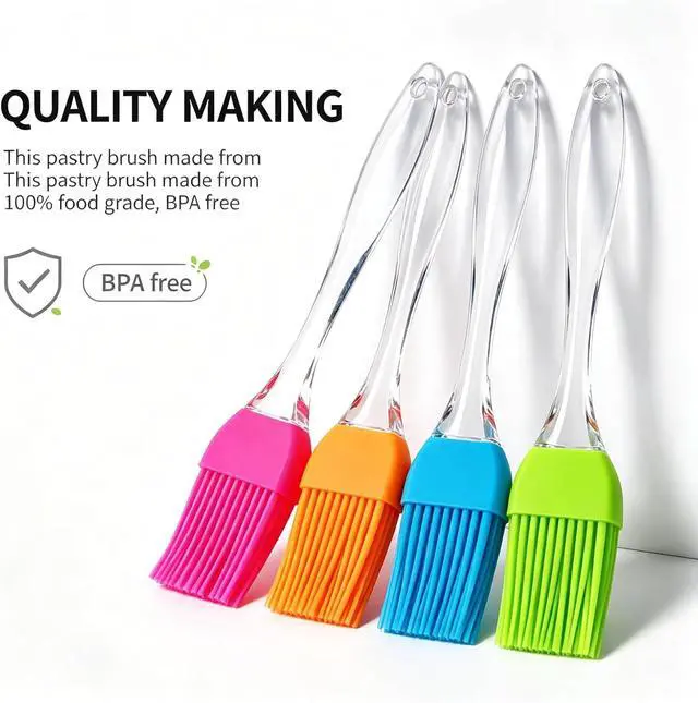 Alt view image 2 of 7 - Pastry Brush,4 Packs Basting Brush for Cooking