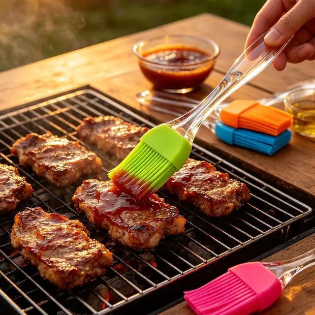 Alt view image 7 of 7 - Pastry Brush,4 Packs Basting Brush for Cooking