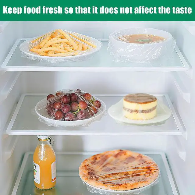 Alt view image 5 of 5 - Plastic Bowl Covers, 100 Count Elastic Covers for Bread Proofing