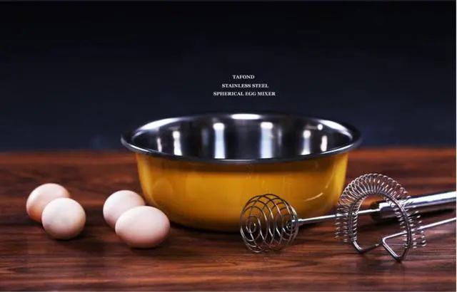 Alt view image 5 of 5 - Egg Whisk Egg Beater Stainless Steel Balloon Galaxy Spring Whisk Egg Beater Milk Blender for Blending, Whisking, Beating & Stirring