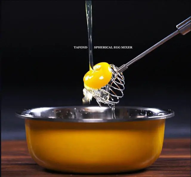 Alt view image 3 of 5 - Egg Whisk Egg Beater Stainless Steel Balloon Galaxy Spring Whisk Egg Beater Milk Blender for Blending, Whisking, Beating & Stirring