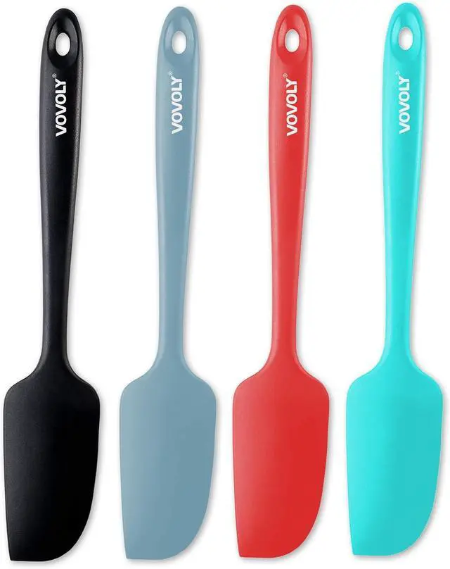 Main image of Mini Silicone Spatula - BPA Free Pro-Grade 600ºF Heat-Resistant Non-Stick Small Rubber Jar Spatula - Silicone Kitchen Scraper Utensil Tool for Cooking and Baking, 8.8 IN