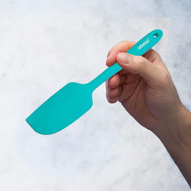 Alt view image 3 of 7 - Mini Silicone Spatula - BPA Free Pro-Grade 600ºF Heat-Resistant Non-Stick Small Rubber Jar Spatula - Silicone Kitchen Scraper Utensil Tool for Cooking and Baking, 8.8 IN