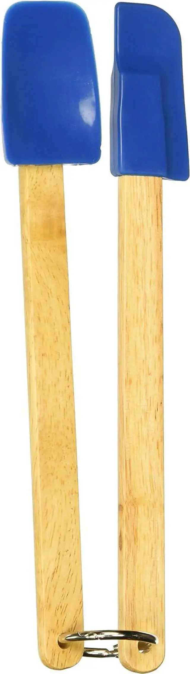 Main image of Norpro 2-Piece Mini Spatula Set, Blue, 8" x 1.25" x 1.5"
