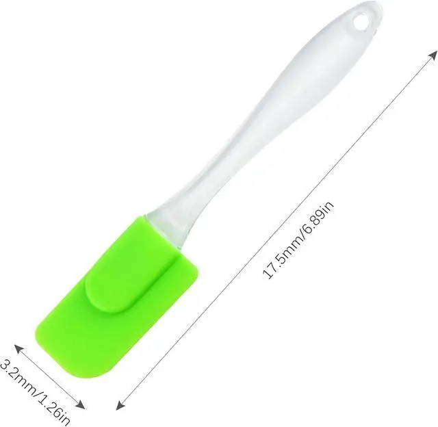 Alt view image 2 of 6 - ZukoCert 6 Piece Mini Silicone Spatula Set, Small Heat-Resistant Rubber Spatulas for Baking, Cooking, Mixing, Non-Stick Kitchen Tools for Cooking & Baking