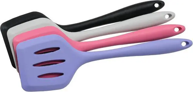 Alt view image 3 of 5 - Chef Craft Premium Silicone Spatula/Turner, 11.75 inch, Pink