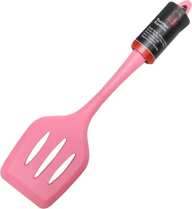 Alt view image 2 of 5 - Chef Craft Premium Silicone Spatula/Turner, 11.75 inch, Pink