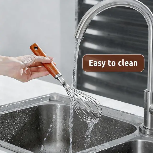 Alt view image 6 of 7 - Mini Small Whisks Tool for Cooking Stainless Steel Metal Hand Egg Whisk