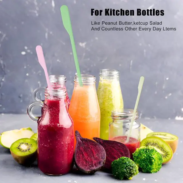 Alt view image 6 of 6 - Silicone Spatula Set 6PCS, Mini Scraper for Jars, Bottles & Beauty