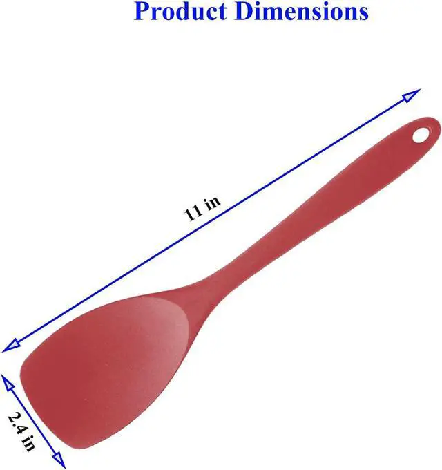 Alt view image 2 of 7 - 3-Piece Silicone Spatula Set, Heat Resistant Non-Stick Spoonula
