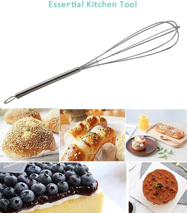 Alt view image 6 of 6 - CHuangQi 5 Inch Endurance Stainless Steel Mini Whisk/Egg Beater, Set of 12