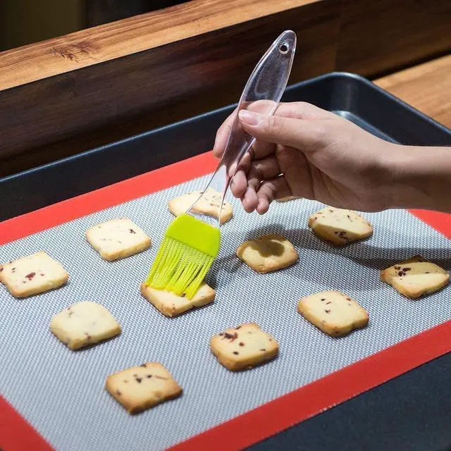 Alt view image 2 of 5 - Silicone Basting Pastry & BBQ Brush Set - Uniwit 5 PCS Silicone BBQ Pastry Oil Brush Turkey Baster,Barbecue Utensil use for Grilling and Marinating (6.89" * 1.28"(L*W))