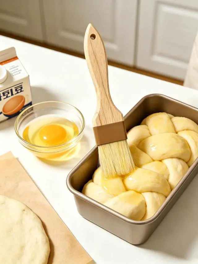 Alt view image 6 of 7 - Pastry Basting Brush - Food Grade, No Shedding Natural Bristle, Heat Resistant Wooden Handle, Durable Kitchen Tool for Baking, Cooking, Butter, Egg Wash, Glazing, Oil, Sauce (1" & 1.5")