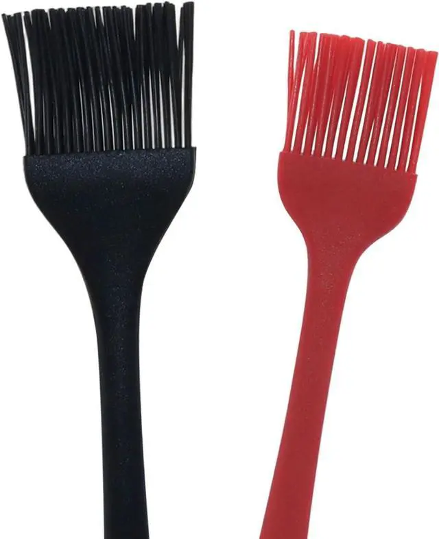 Alt view image 2 of 5 - Hitefu Silicone Pastry Brushes, 2 Pcs, Black + Red
