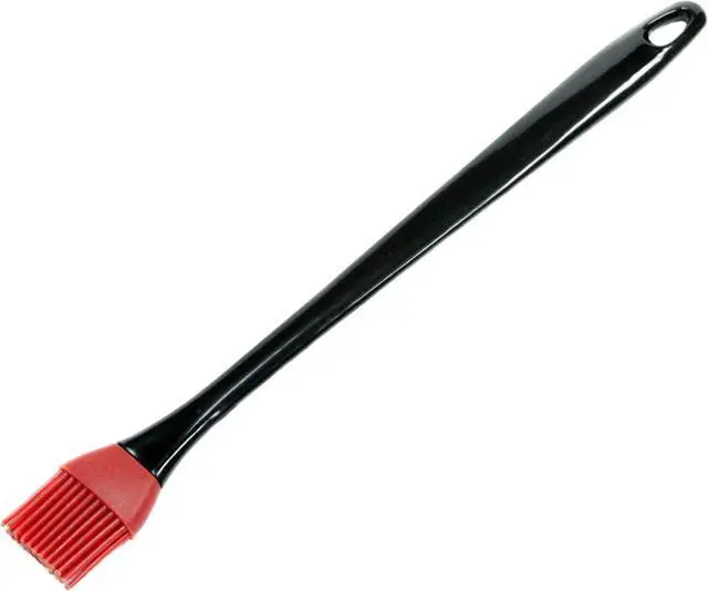 Main image of Chef Craft Select Silicone Basting Brush, 14 inch, Black/Red