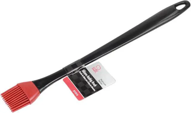 Alt view image 2 of 2 - Chef Craft Select Silicone Basting Brush, 14 inch, Black/Red
