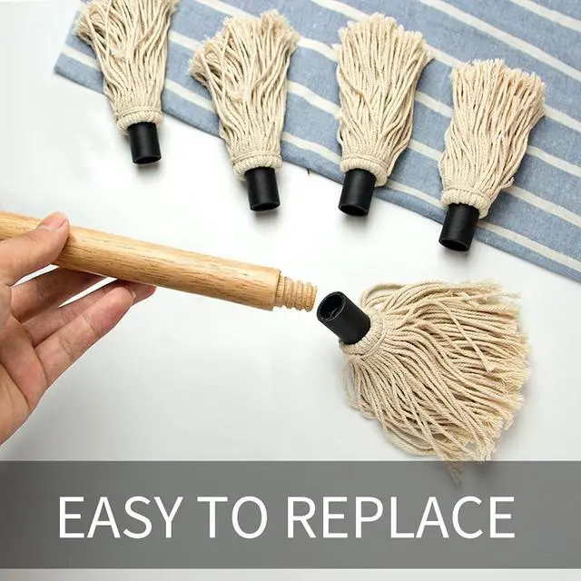 Alt view image 2 of 5 - YFWOOD 18 Inch BBQ Mop Sauce Brushes Basting Brush Evenly Sauce Mop