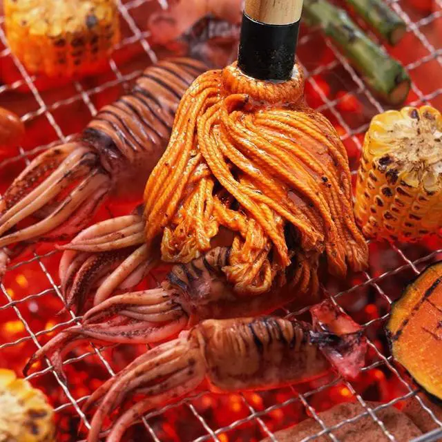 Alt view image 5 of 5 - YFWOOD 18 Inch BBQ Mop Sauce Brushes Basting Brush Evenly Sauce Mop
