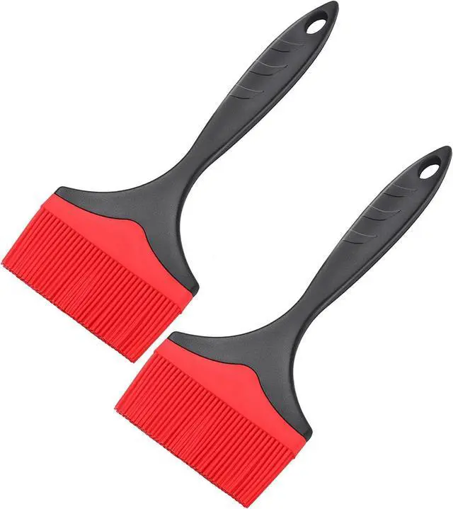 Main image of Large Silicone Basting Pastry Brush - 3.95inch Extra Wide Silicone Basting Brush for Grilling,Heat Resistant Brushes Spread Oil Butter Sauce for Cooking Baking BBQ,Dishwasher Safe,Set of 2