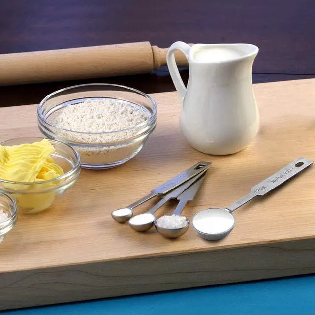Alt view image 6 of 6 - 5PCS Measuring Spoons Set, Include 1/8,1/4,1/2,1 tsp, and 1tbsp Cup