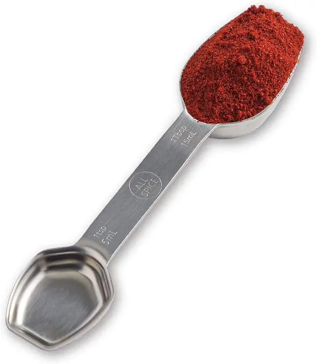 Main image of AllSpice Stainless Steel Double Sided Measuring Spoon- Teaspoon and Tablespoon