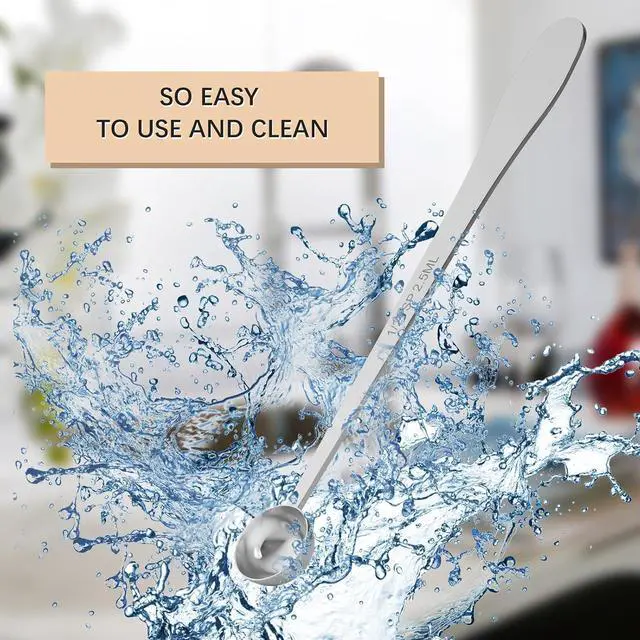 Alt view image 4 of 6 - 1PCS 1Teaspoon(1tsp, 1/3tbsp, 5ml) Extra-long Handle Measuring Spoon