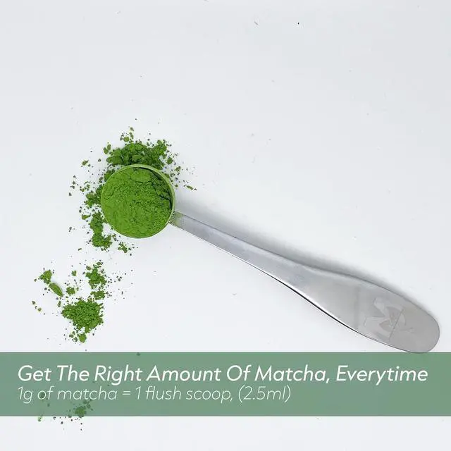 Alt view image 2 of 7 - | 1g Matcha Tea/Coffee Scoop Measuring Spoon | Boxed Matcha Green Tea Powder 1g Scoop | 2.5ml Capacity 1/2 Teaspoon Size | Cutlery Kitchen Utensil Gift | Premium Stainless Steel |